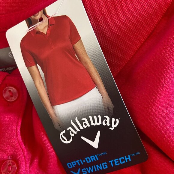 Callaway Women's Short Sleeve Golf Polo Shirt - Picture 4 of 7